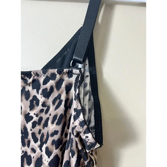 NWT Delta Burke Intimates Leopard Print Slip Dress Lingerie Size 3X Babydoll - Picture 6 of 10